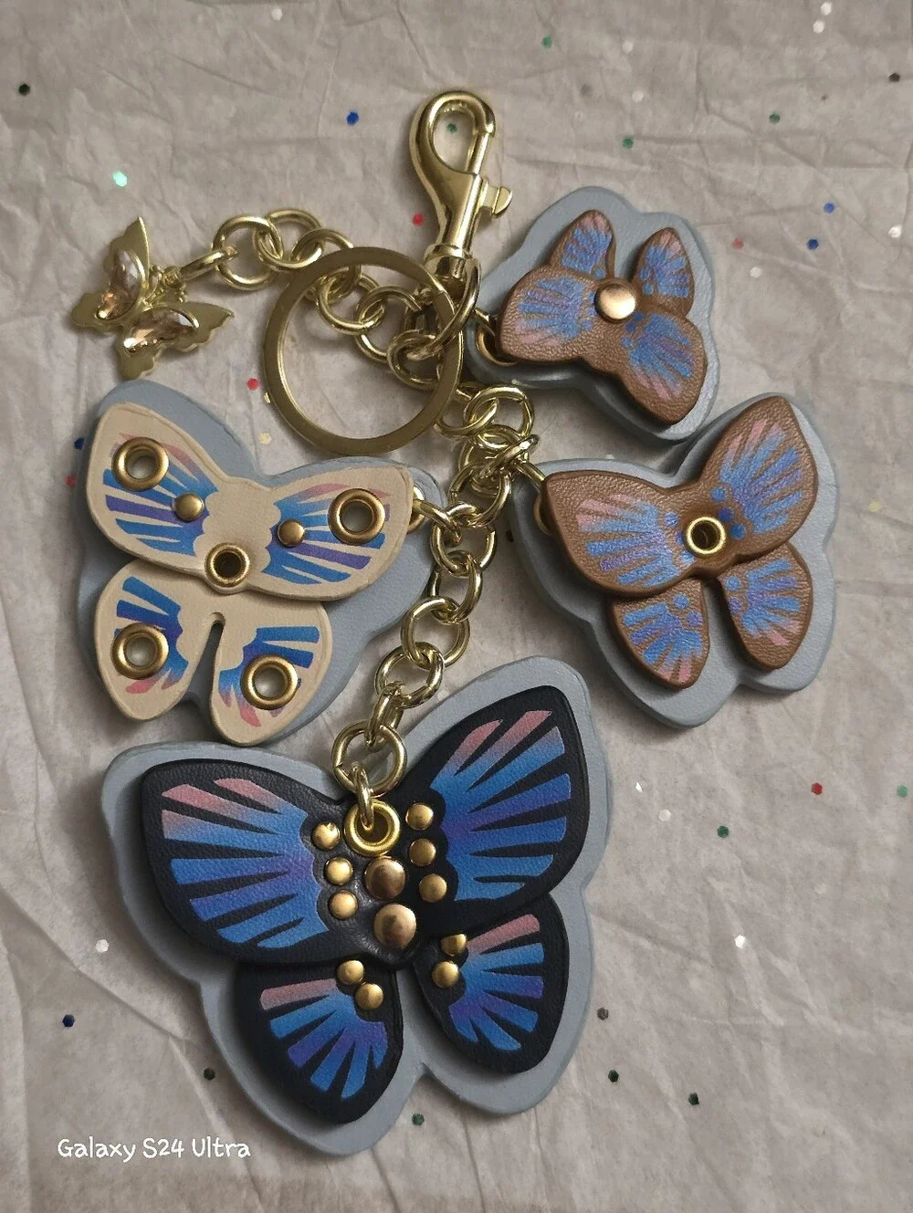 Butterfly Bag Charm/keychain NEW